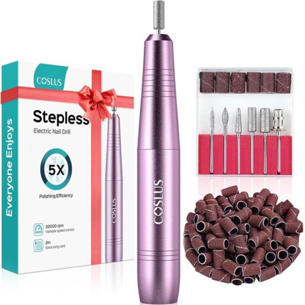 Electric Nail Drill File Professional:for Acrylic Gel Dip Powder Nails Drill Kit